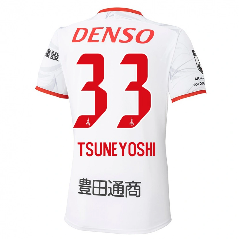 Danxen Mulher Camisola Ryoma Tsuneyoshi #33 Branco Vermelho Alternativa 2025/26 Camisa Brasil