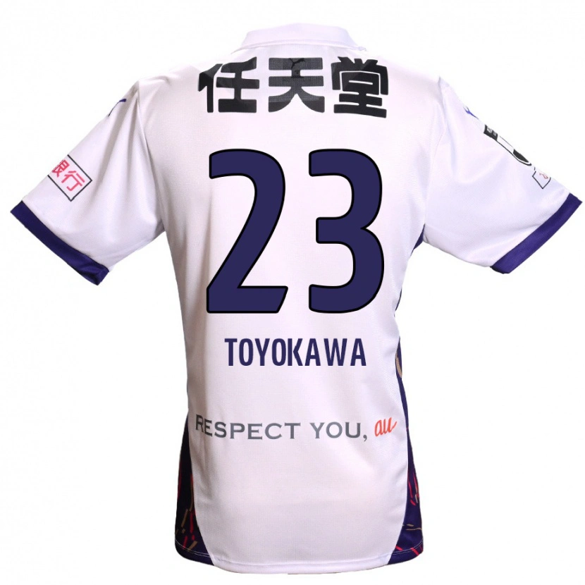 Danxen Mulher Camisola Yuta Toyokawa #23 Branco Roxo Preto Alternativa 2025/26 Camisa Brasil