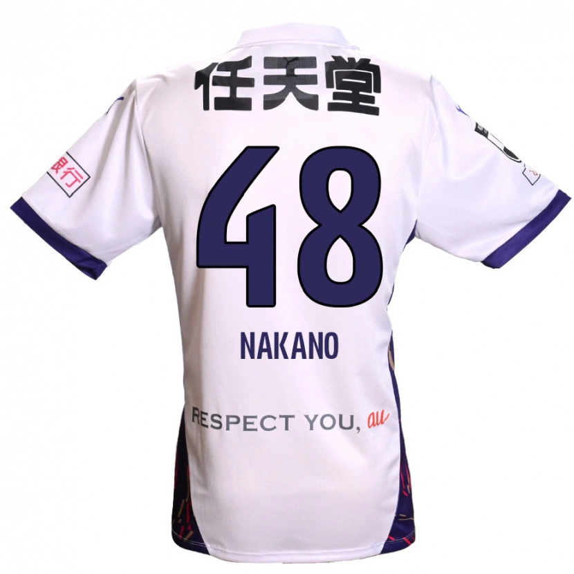 Danxen Mulher Camisola Ryuma Nakano #48 Branco Roxo Preto Alternativa 2025/26 Camisa Brasil