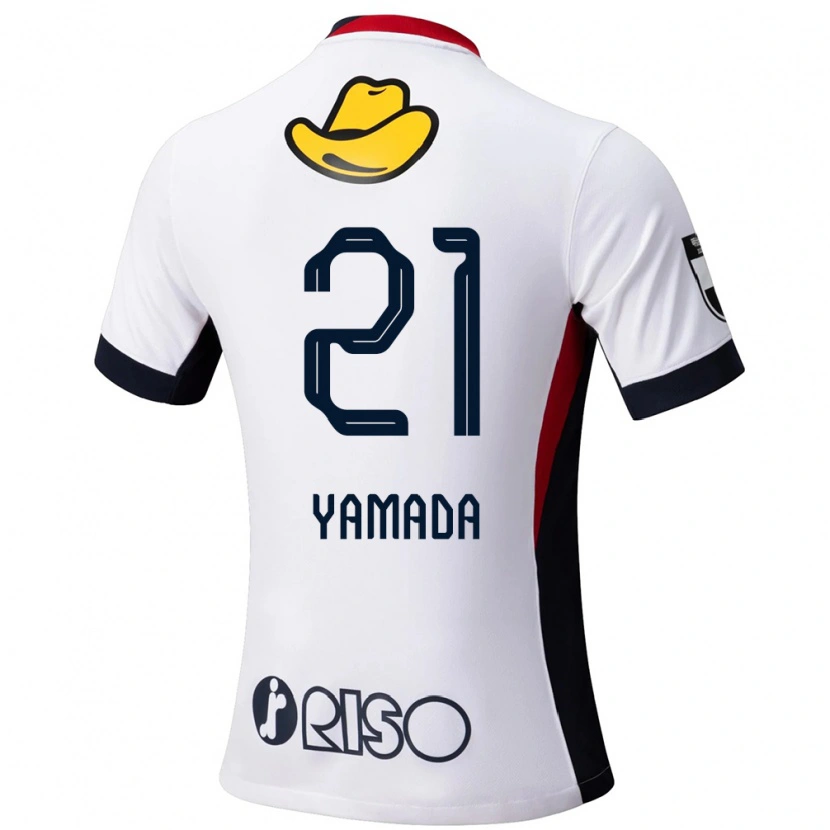 Danxen Mulher Camisola Taiki Yamada #21 Branco Preto Alternativa 2025/26 Camisa Brasil