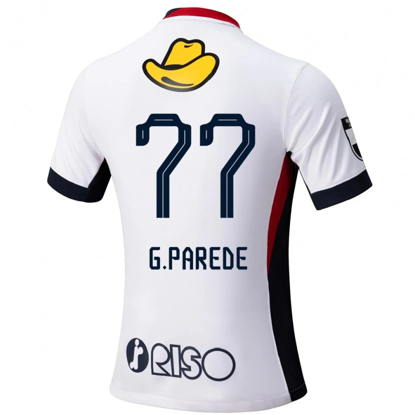 Danxen Mulher Camisola Guilherme Parede #77 Branco Preto Alternativa 2025/26 Camisa Brasil