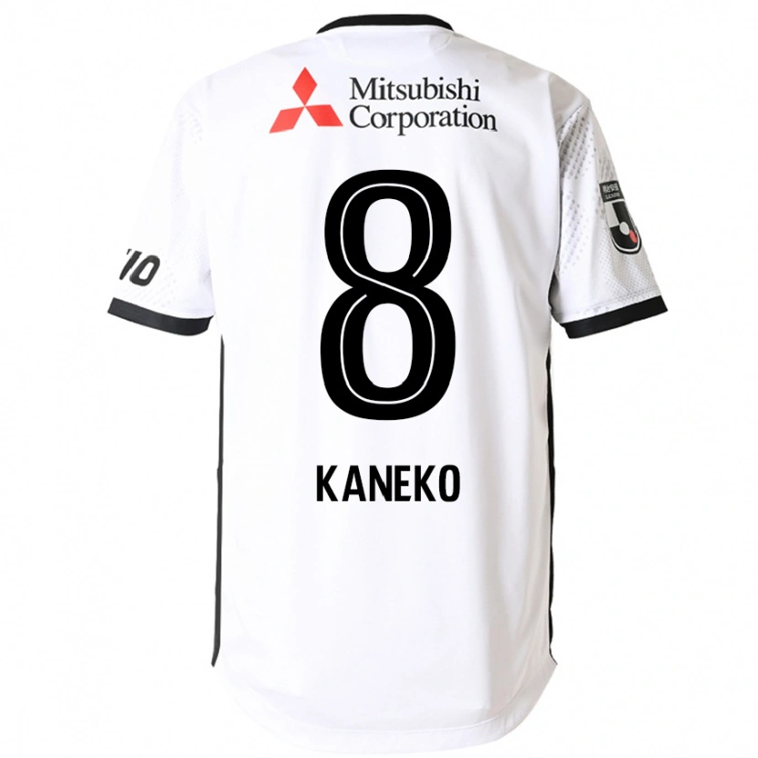 Danxen Mulher Camisola Shunsuke Kaneko #8 Branco Preto Alternativa 2025/26 Camisa Brasil