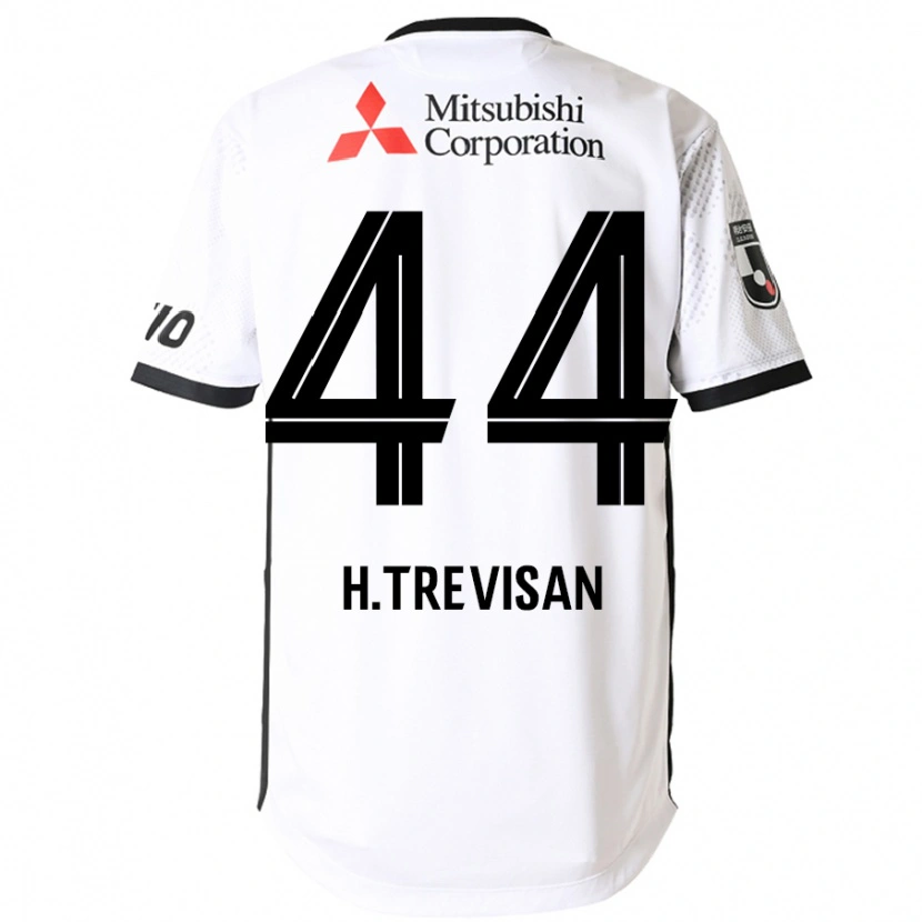 Danxen Mulher Camisola Henrique Trevisan #44 Branco Preto Alternativa 2025/26 Camisa Brasil