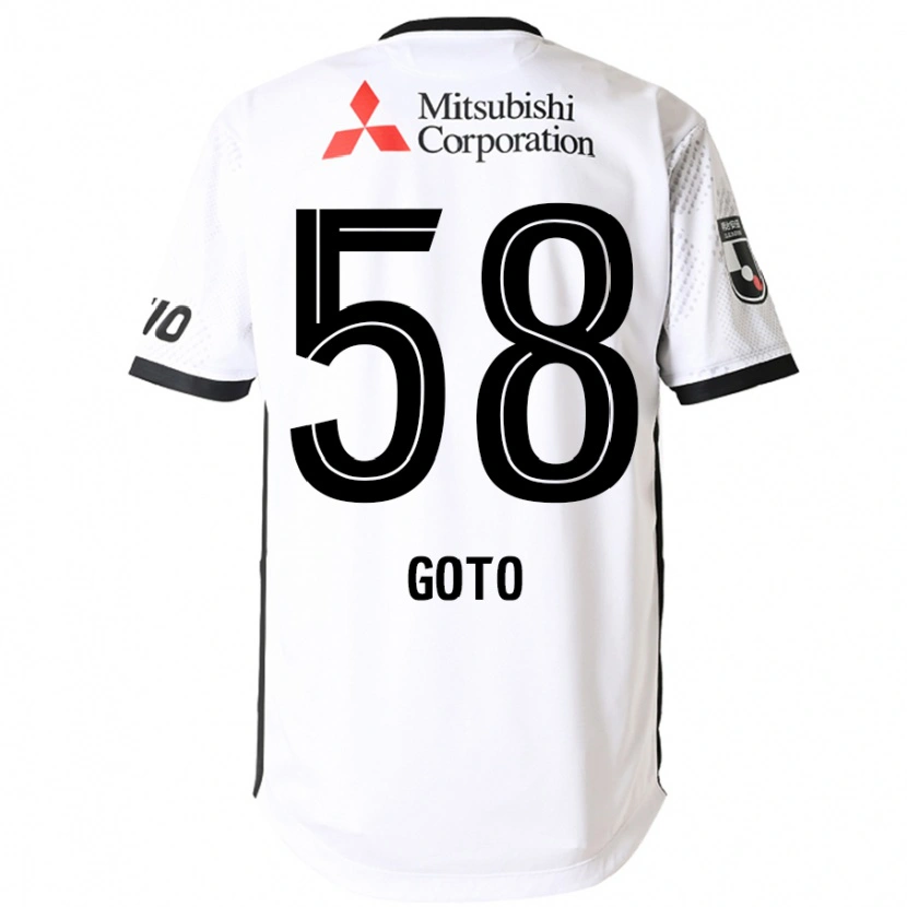Danxen Mulher Camisola Wataru Goto #58 Branco Preto Alternativa 2025/26 Camisa Brasil
