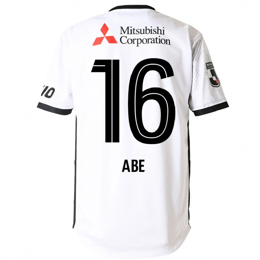 Danxen Mulher Camisola Nobuyuki Abe #16 Branco Preto Alternativa 2025/26 Camisa Brasil