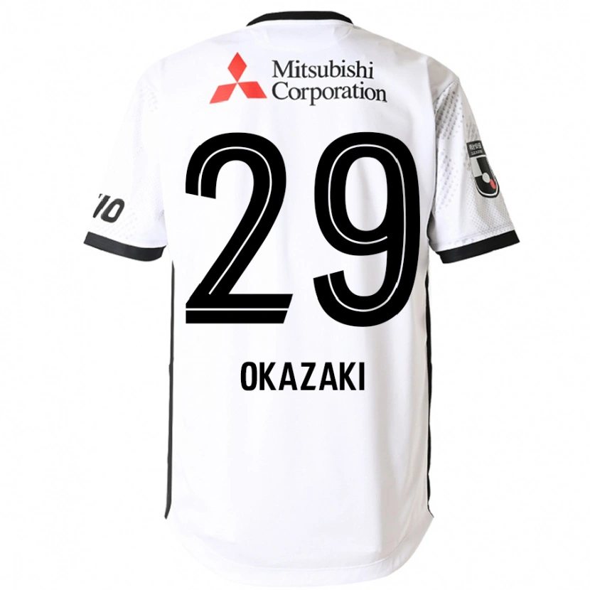 Danxen Mulher Camisola Makoto Okazaki #29 Branco Preto Alternativa 2025/26 Camisa Brasil