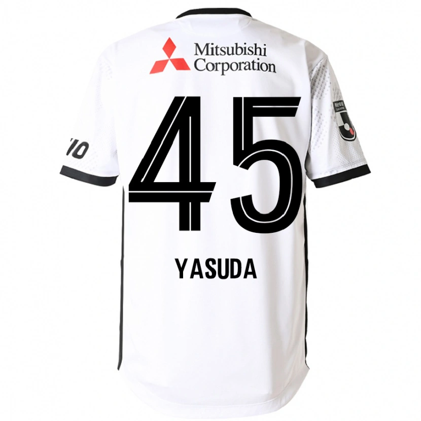 Danxen Mulher Camisola Kojiro Yasuda #45 Branco Preto Alternativa 2025/26 Camisa Brasil