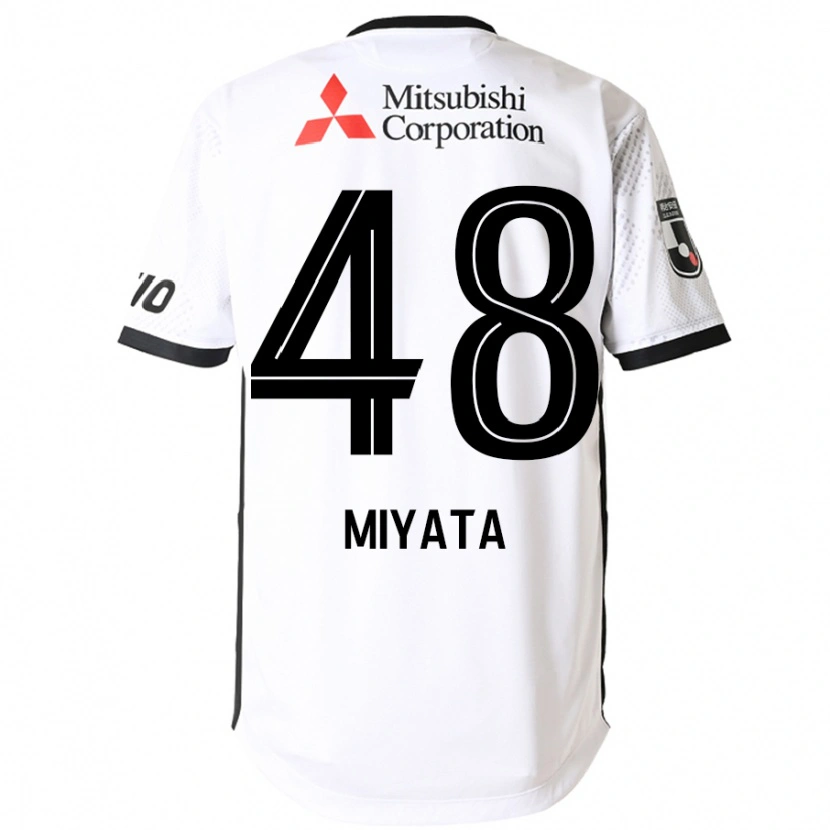 Danxen Mulher Camisola Izumi Miyata #48 Branco Preto Alternativa 2025/26 Camisa Brasil