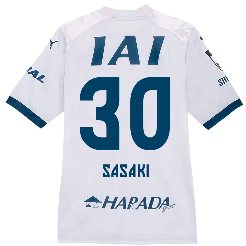 Danxen Mulher Camisola Tomotaro Sasaki #30 Branco Azul Royal Alternativa 2025/26 Camisa Brasil