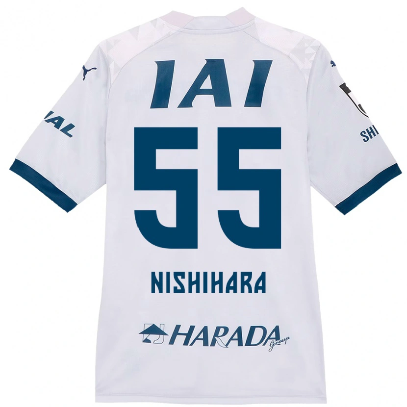 Danxen Mulher Camisola Motoki Nishihara #55 Branco Azul Royal Alternativa 2025/26 Camisa Brasil