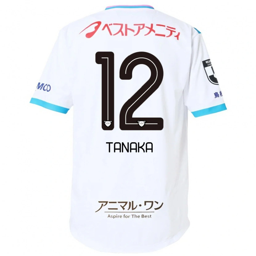 Danxen Mulher Camisola Kosei Tanaka #12 Branco Rosa Alternativa 2025/26 Camisa Brasil