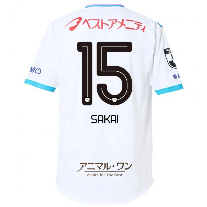 Danxen Mulher Camisola Noriyoshi Sakai #15 Branco Rosa Alternativa 2025/26 Camisa Brasil