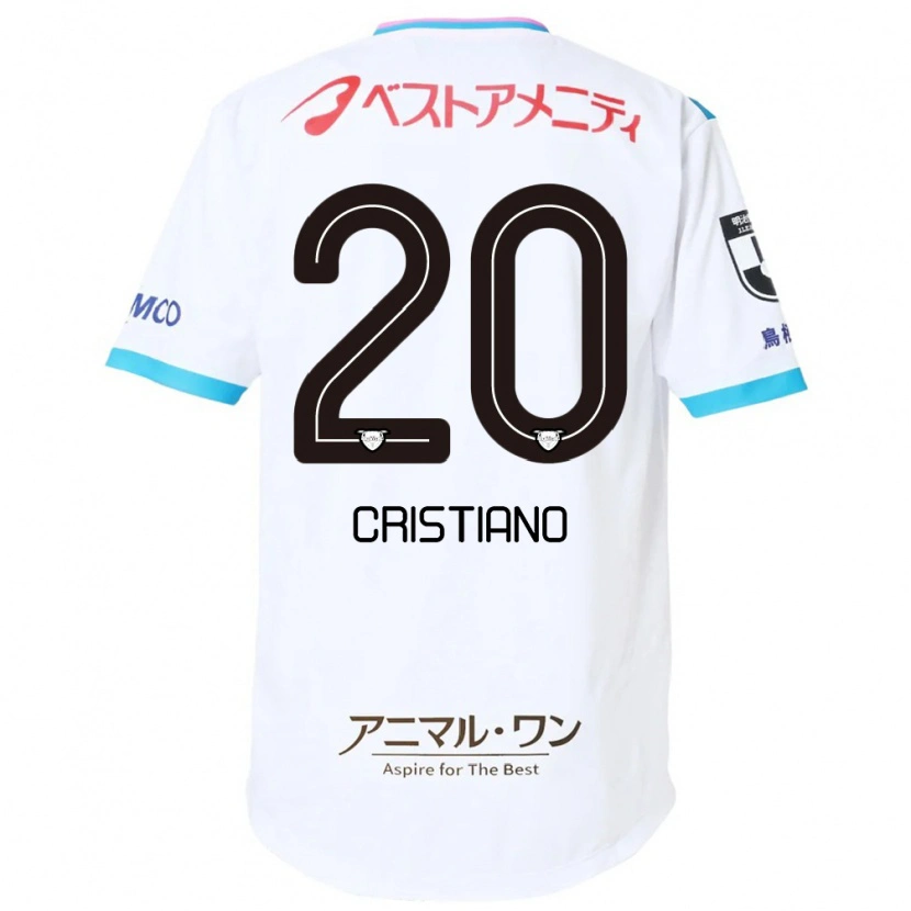 Danxen Mulher Camisola Cristiano #20 Branco Rosa Alternativa 2025/26 Camisa Brasil