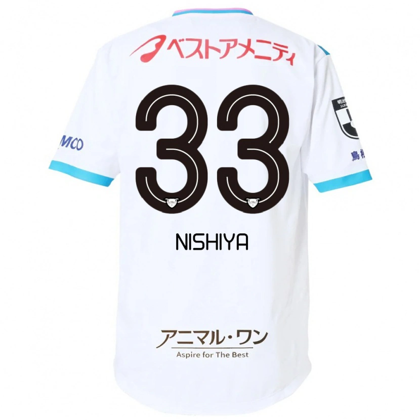 Danxen Mulher Camisola Kento Nishiya #33 Branco Rosa Alternativa 2025/26 Camisa Brasil