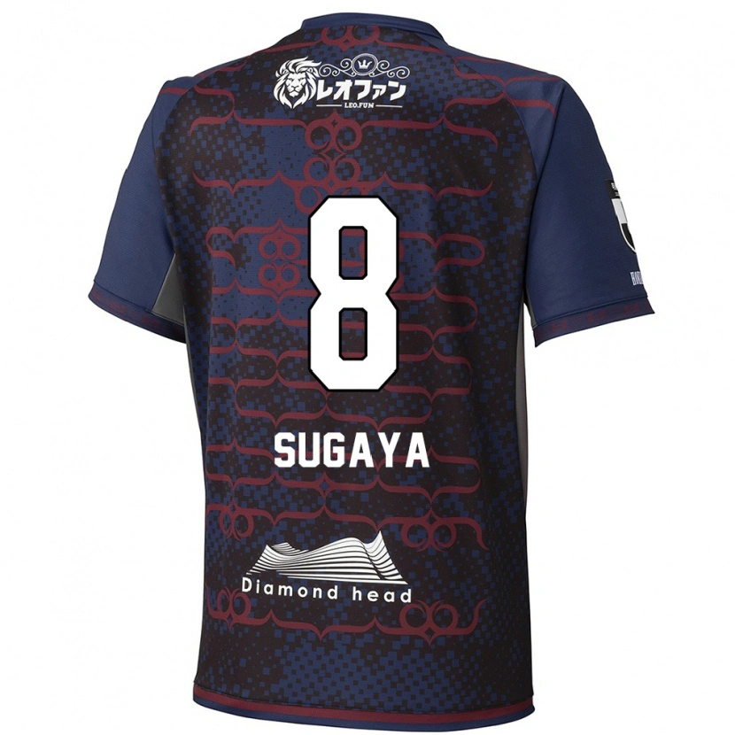 Danxen Mulher Camisola Shuto Sugaya #8 Azul Vermelho Alternativa 2025/26 Camisa Brasil