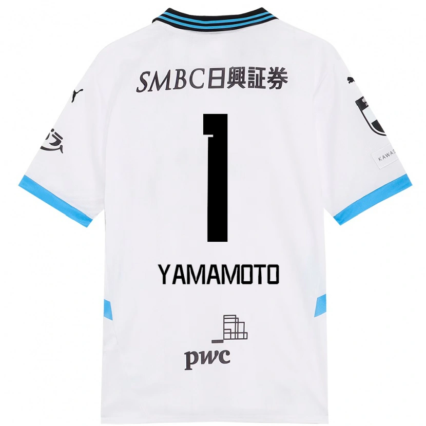 Danxen Mulher Camisola Kensho Yamamoto #1 Branco Azul Celeste Alternativa 2025/26 Camisa Brasil