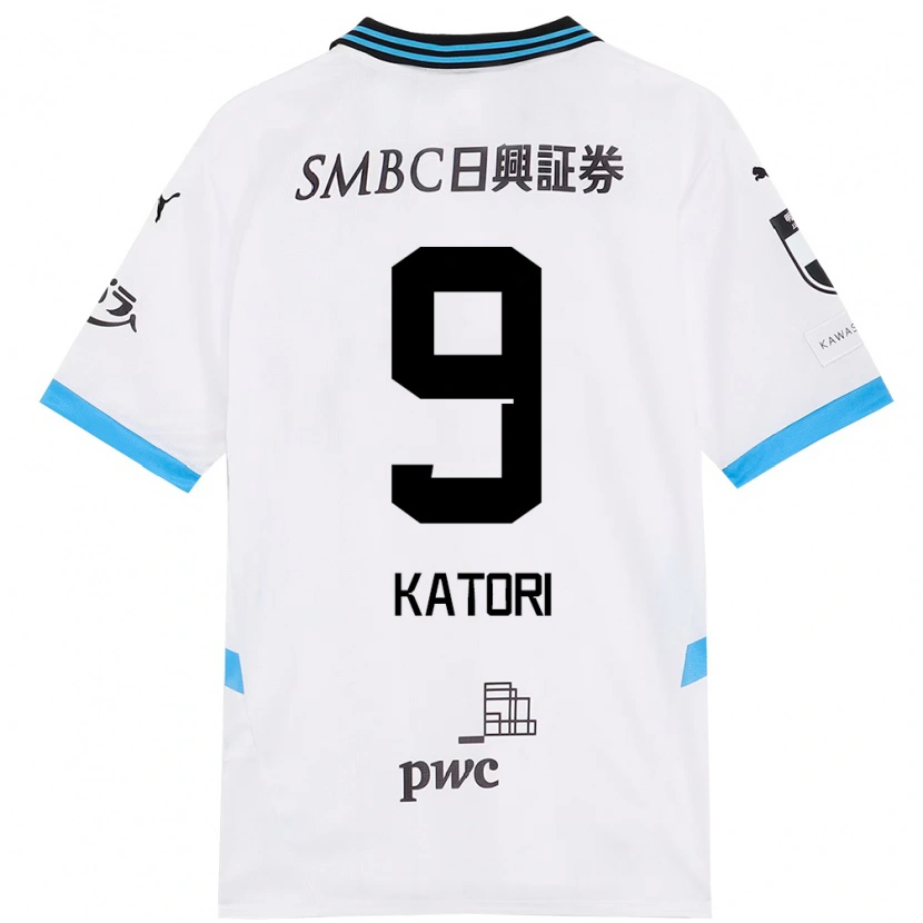 Danxen Mulher Camisola Takeshi Katori #9 Branco Azul Celeste Alternativa 2025/26 Camisa Brasil