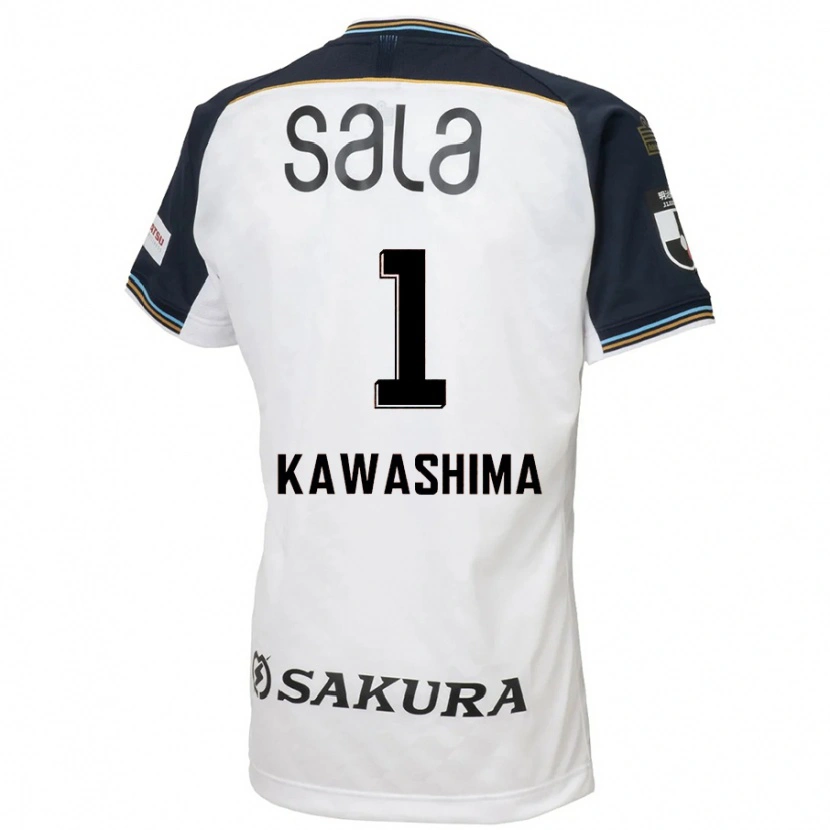 Danxen Mulher Camisola Eiji Kawashima #1 Branco Preto Alternativa 2025/26 Camisa Brasil