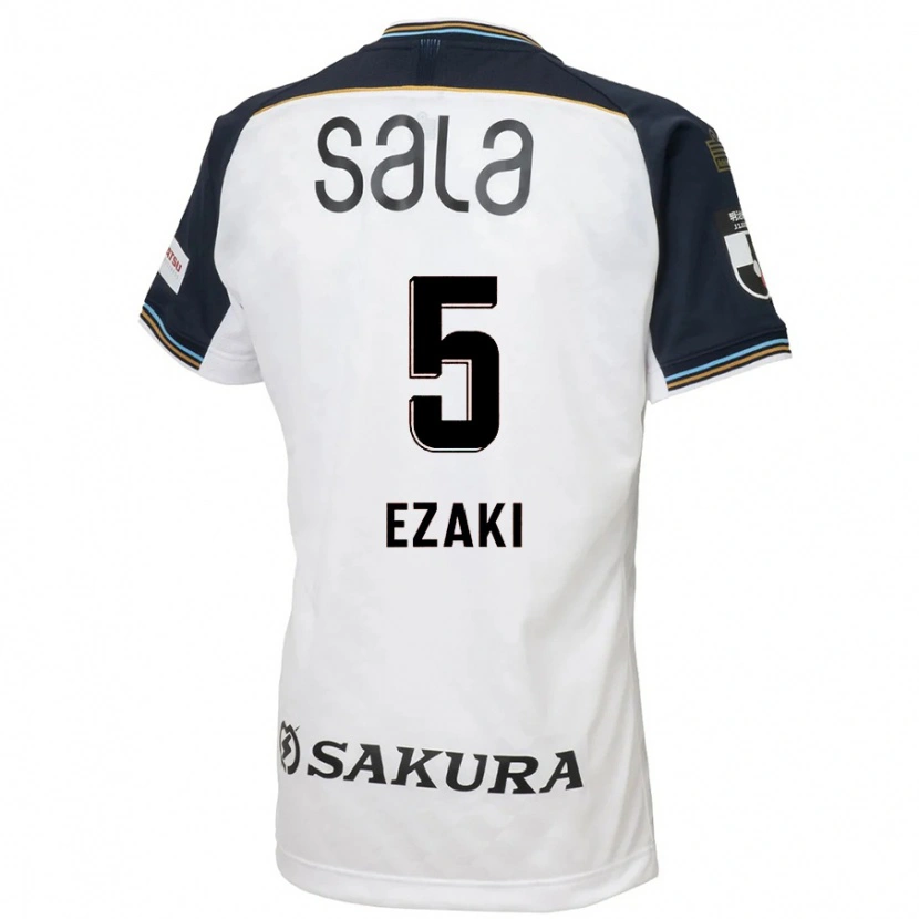 Danxen Mulher Camisola Takuro Ezaki #5 Branco Preto Alternativa 2025/26 Camisa Brasil