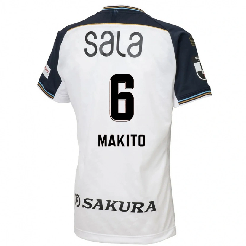 Danxen Mulher Camisola Makito Ito #6 Branco Preto Alternativa 2025/26 Camisa Brasil