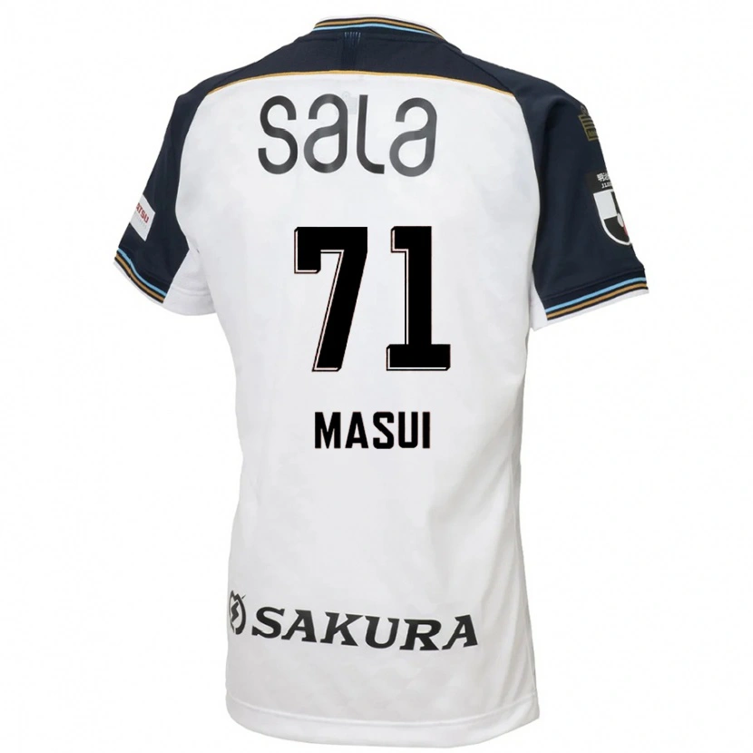 Danxen Mulher Camisola Ken Masui #71 Branco Preto Alternativa 2025/26 Camisa Brasil