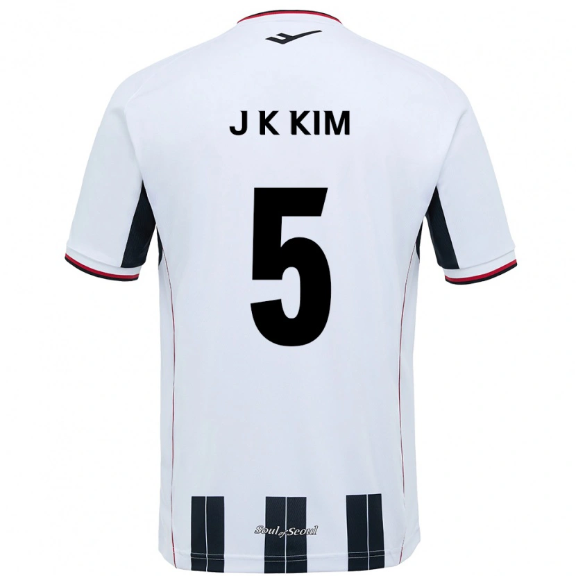 Danxen Mulher Camisola Jae-Kang Kim #5 Branco Preto Alternativa 2025/26 Camisa Brasil