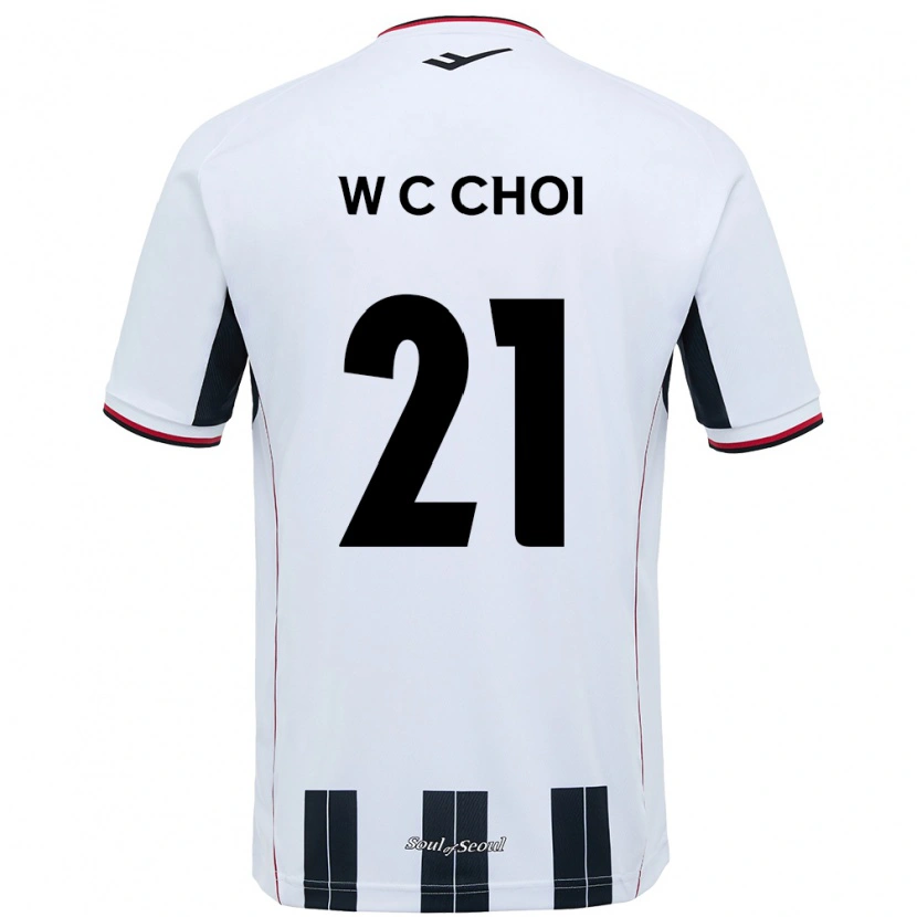 Danxen Mulher Camisola Cheol-Won Choi #21 Branco Preto Alternativa 2025/26 Camisa Brasil