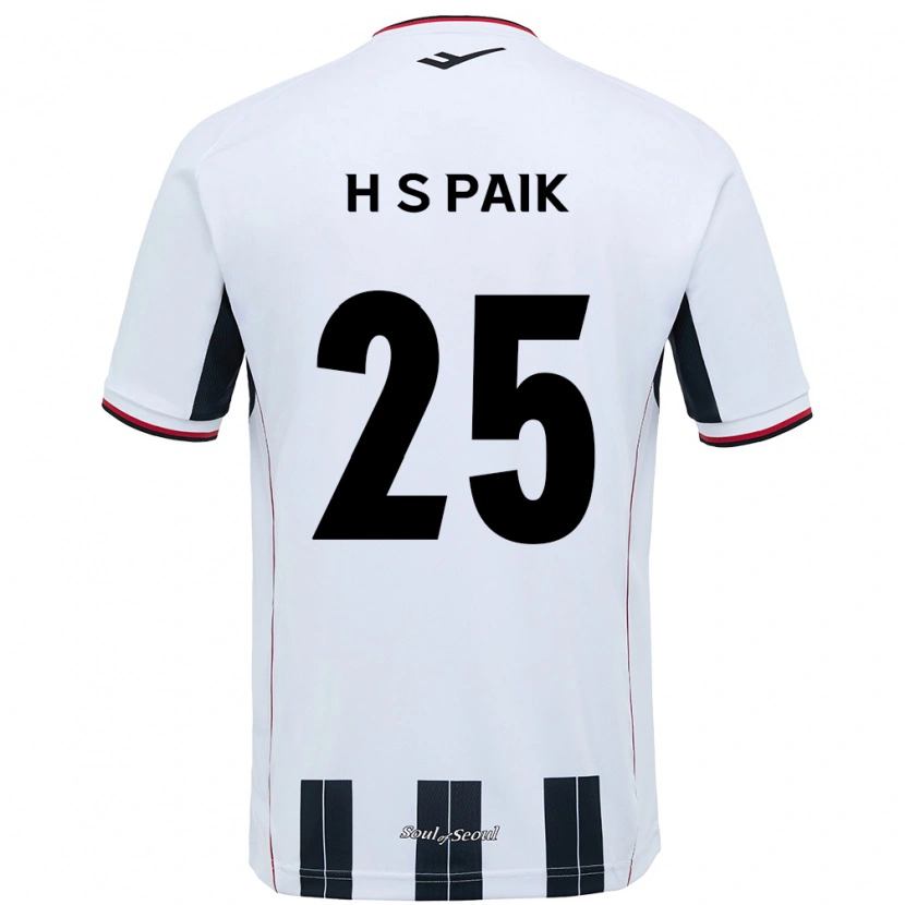 Danxen Mulher Camisola Sang-Hoon Paik #25 Branco Preto Alternativa 2025/26 Camisa Brasil