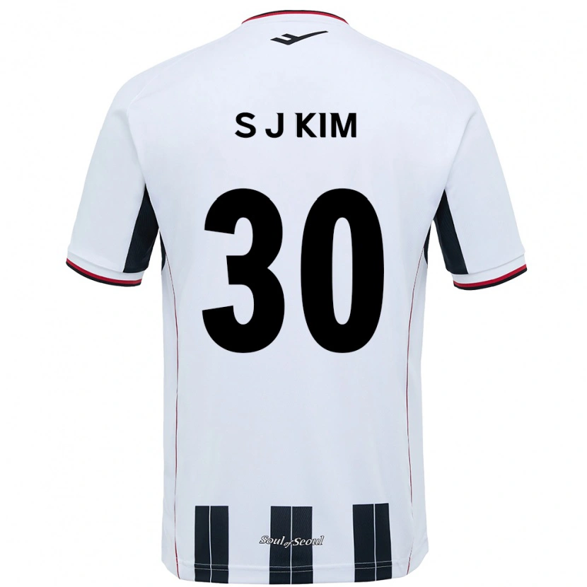 Danxen Mulher Camisola Ju-Sung Kim #30 Branco Preto Alternativa 2025/26 Camisa Brasil