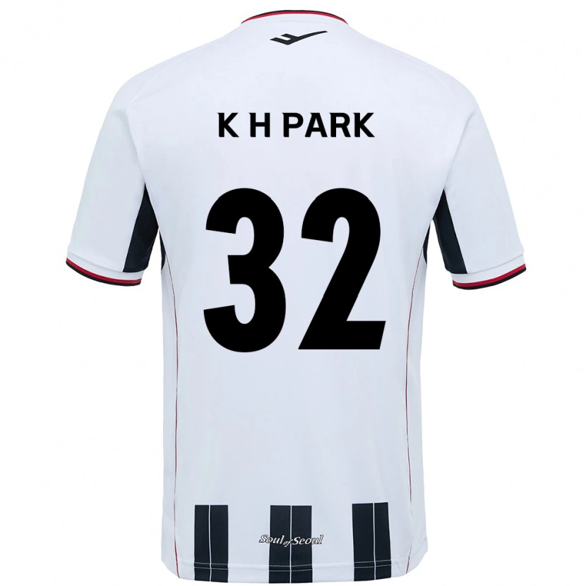 Danxen Mulher Camisola Han-Kyul Park #32 Branco Preto Alternativa 2025/26 Camisa Brasil