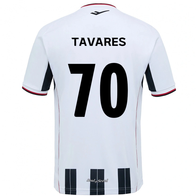 Danxen Mulher Camisola Ronaldo Tavares #70 Branco Preto Alternativa 2025/26 Camisa Brasil