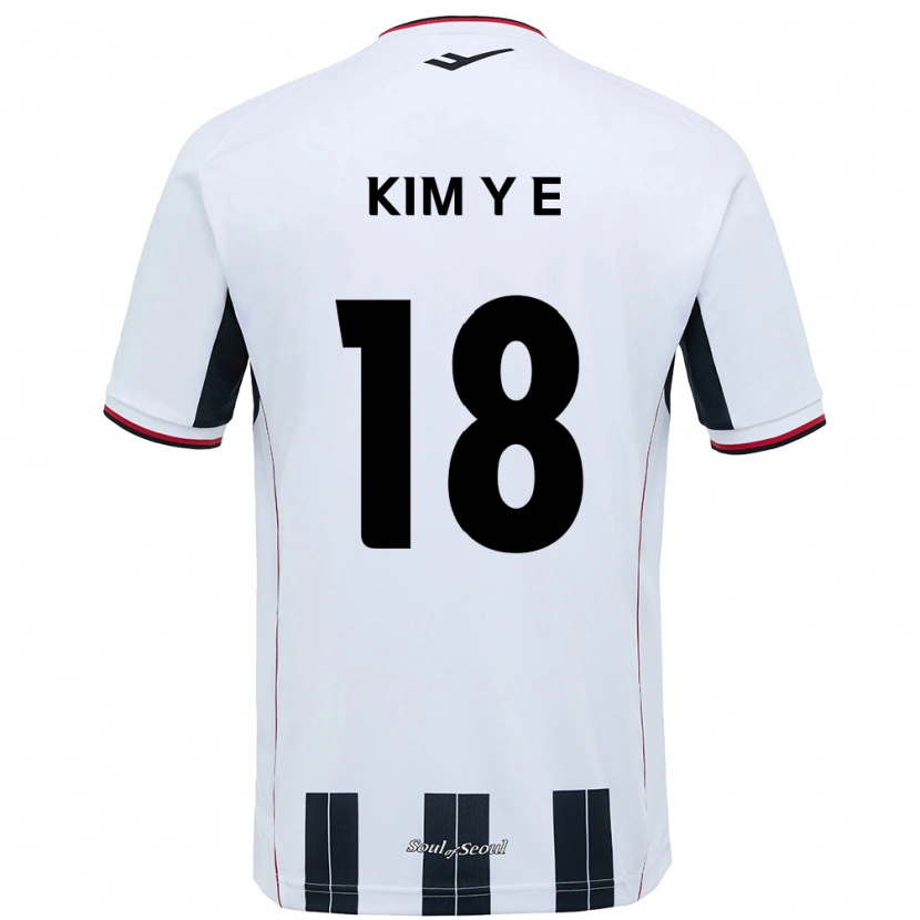 Danxen Mulher Camisola Kim Young-Eun #18 Branco Preto Alternativa 2025/26 Camisa Brasil