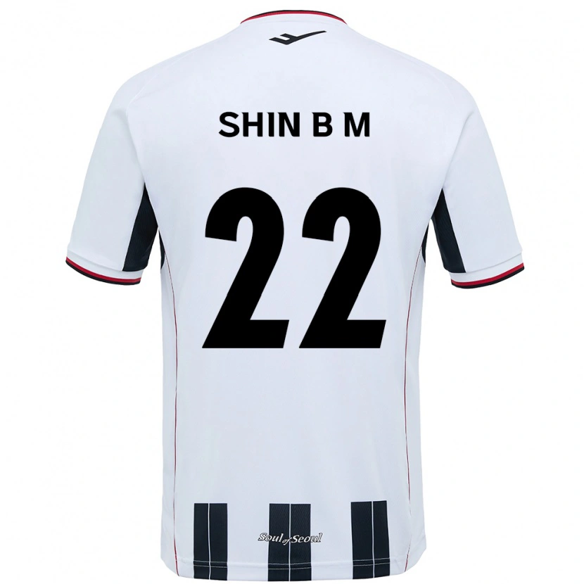 Danxen Mulher Camisola Shin Bo-Mi #22 Branco Preto Alternativa 2025/26 Camisa Brasil