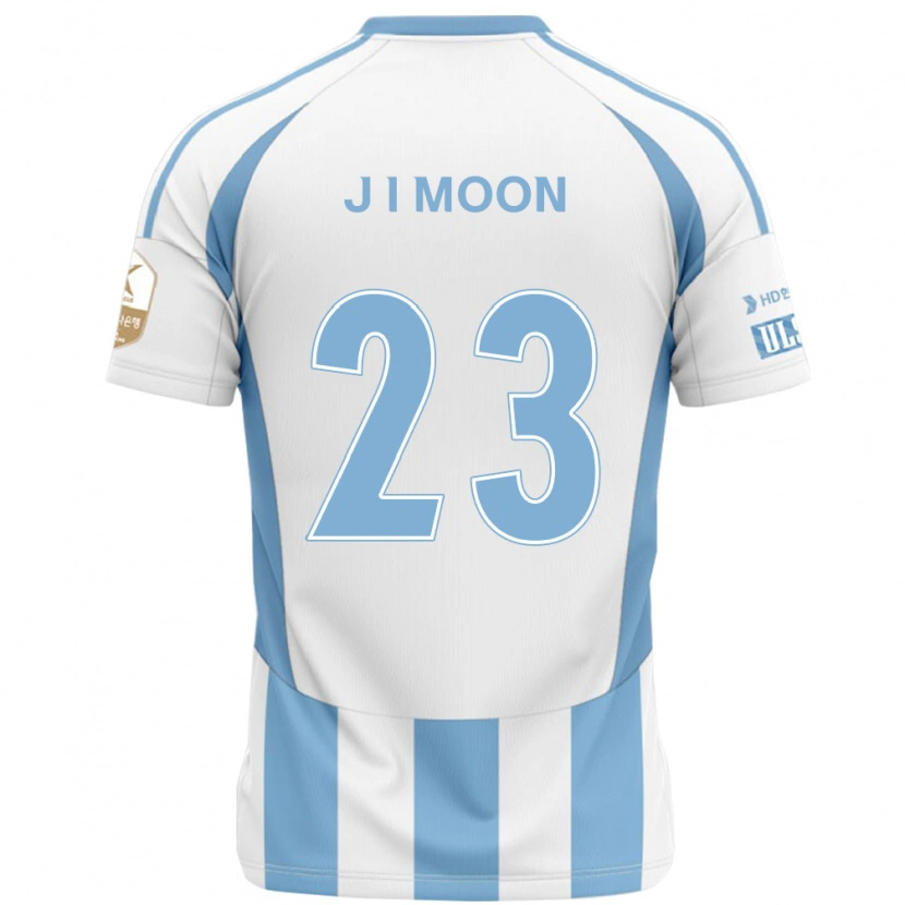 Danxen Mulher Camisola Jung-In Moon #23 Branco Azul Celeste Alternativa 2025/26 Camisa Brasil