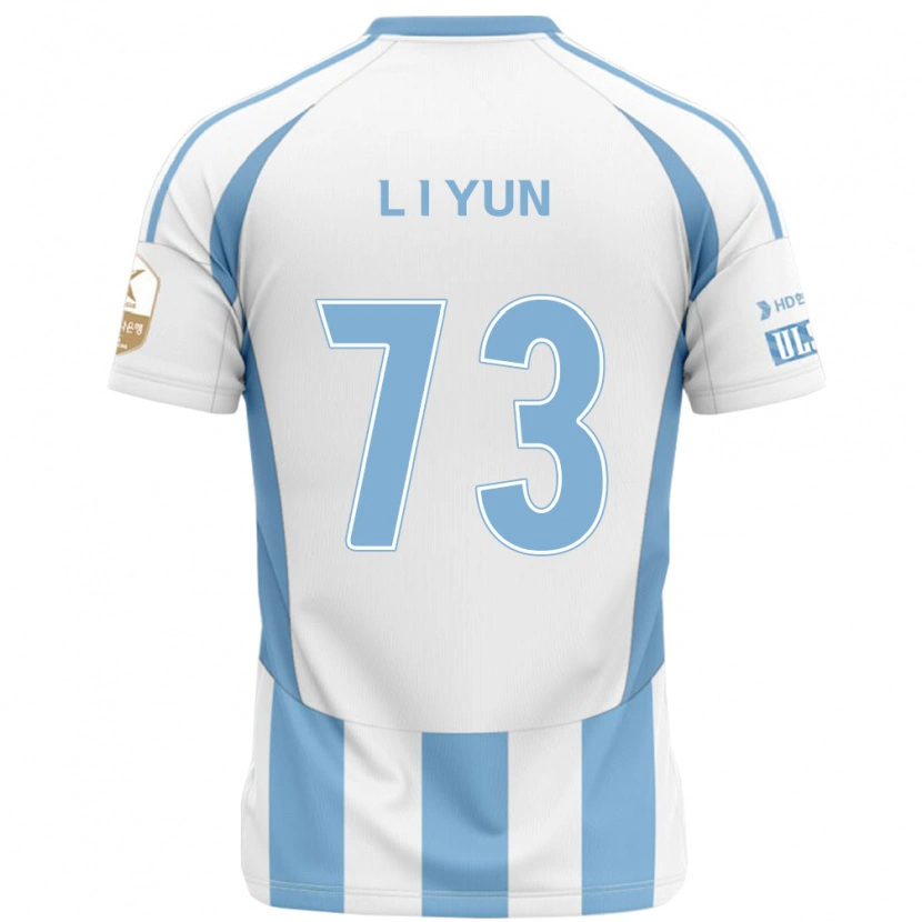 Danxen Mulher Camisola Il-Lok Yun #73 Branco Azul Celeste Alternativa 2025/26 Camisa Brasil