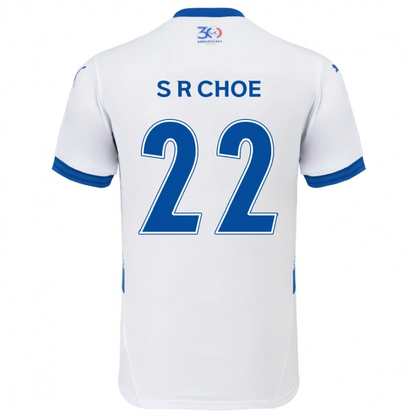 Danxen Mulher Camisola Ryun-Seong Choe #22 Branco Azul Royal Alternativa 2025/26 Camisa Brasil