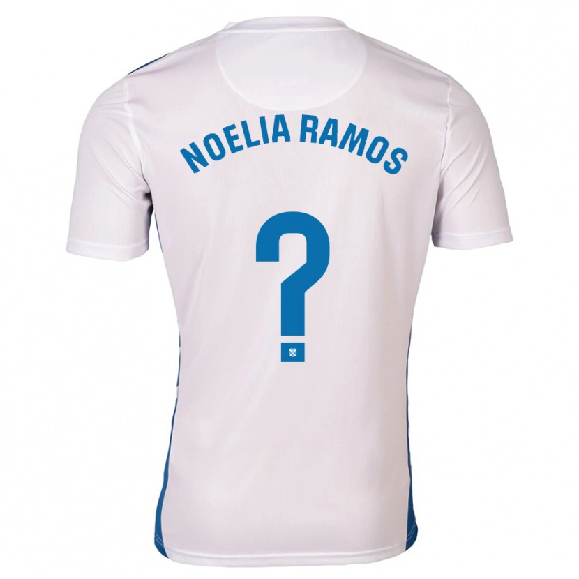 Danxen Mulher Camisola Noelia Ramos Álvarez #0 Branco Azul Principal 2025/26 Camisa Brasil
