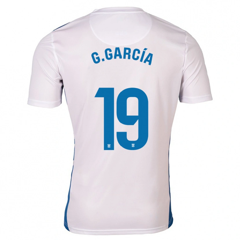 Danxen Mulher Camisola Giovani García #19 Branco Azul Principal 2025/26 Camisa Brasil