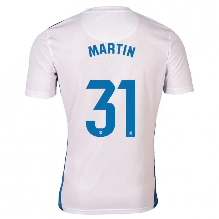 Danxen Mulher Camisola Guille Martin #31 Branco Azul Principal 2025/26 Camisa Brasil