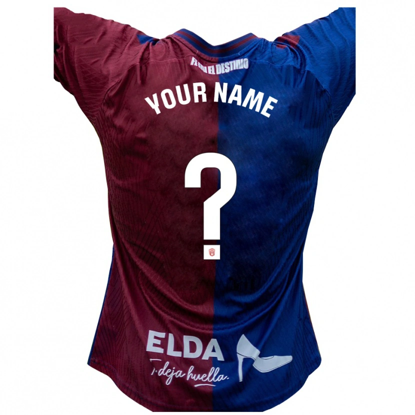 Danxen Mulher Camisola Seu Nome #0 Azul Vermelho Principal 2025/26 Camisa Brasil