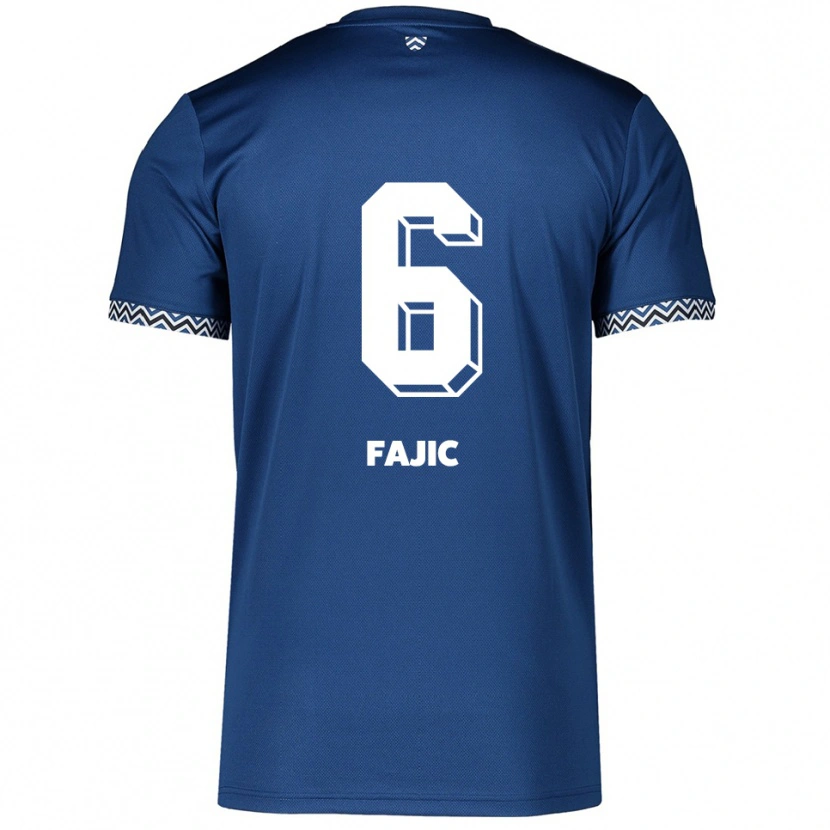 Danxen Mulher Camisola Suat Fajic #6 Azul Marinho Branco Principal 2025/26 Camisa Brasil