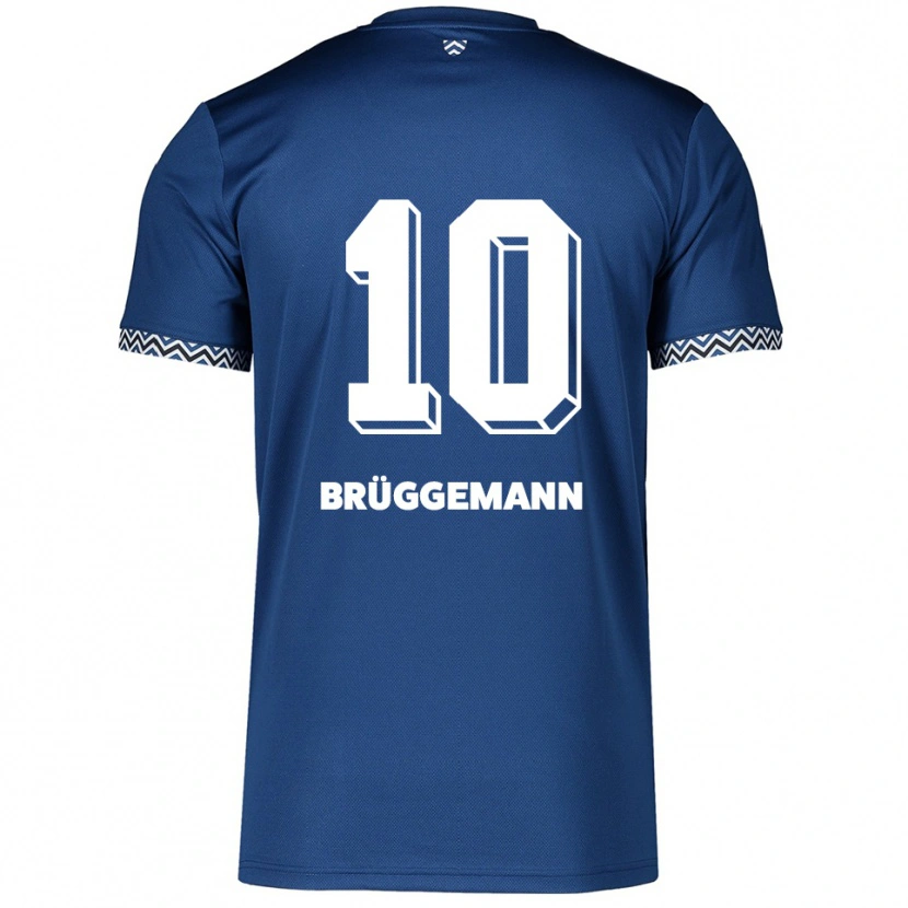 Danxen Mulher Camisola Kim Brüggemann #10 Azul Marinho Branco Principal 2025/26 Camisa Brasil