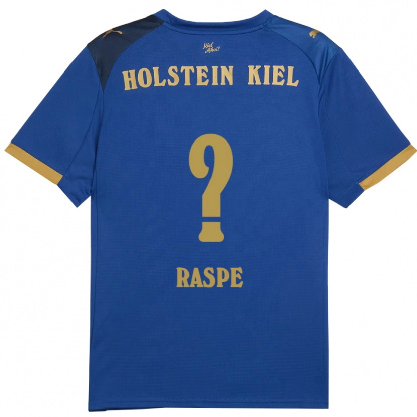 Danxen Mulher Camisola Maximilian Raspe #0 Azul Dourado Principal 2025/26 Camisa Brasil