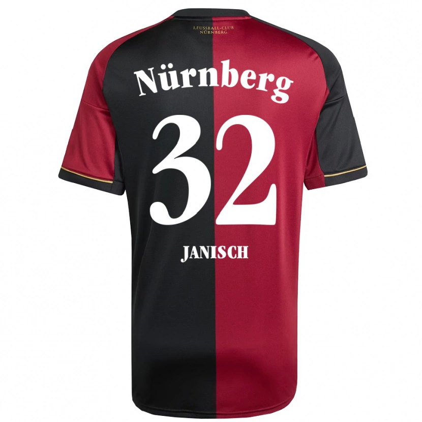 Danxen Mulher Camisola Tim Janisch #32 Borgonha Preto Principal 2025/26 Camisa Brasil