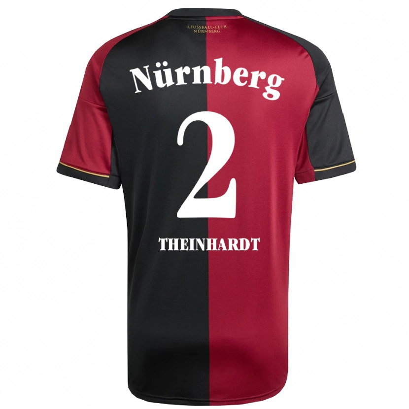 Danxen Mulher Camisola Johannes Theinhardt #2 Borgonha Preto Principal 2025/26 Camisa Brasil