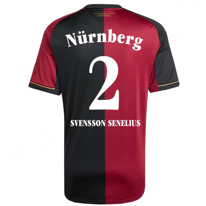 Danxen Mulher Camisola Klara Svensson Senelius #2 Borgonha Preto Principal 2025/26 Camisa Brasil