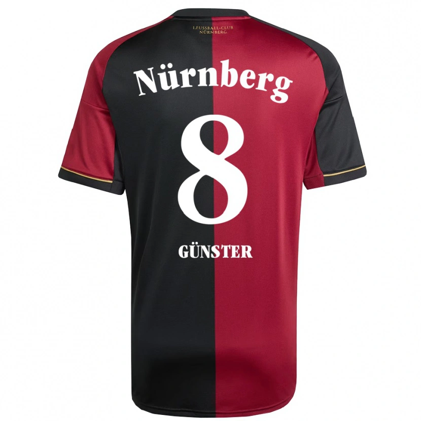 Danxen Mulher Camisola Meret Günster #8 Borgonha Preto Principal 2025/26 Camisa Brasil