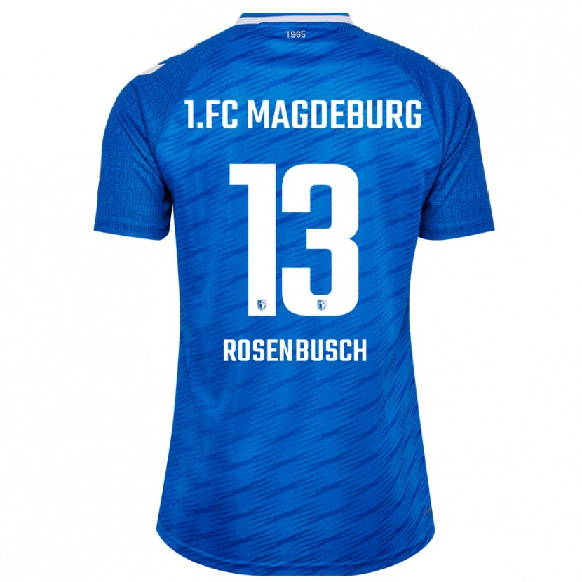 Danxen Mulher Camisola Tim Rosenbusch #13 Azul Branco Principal 2025/26 Camisa Brasil