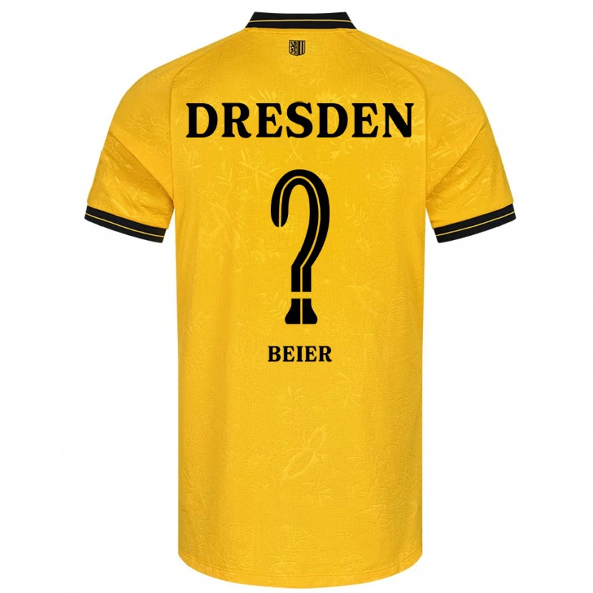 Danxen Mulher Camisola Samantha Beier #0 Amarelo Preto Principal 2025/26 Camisa Brasil
