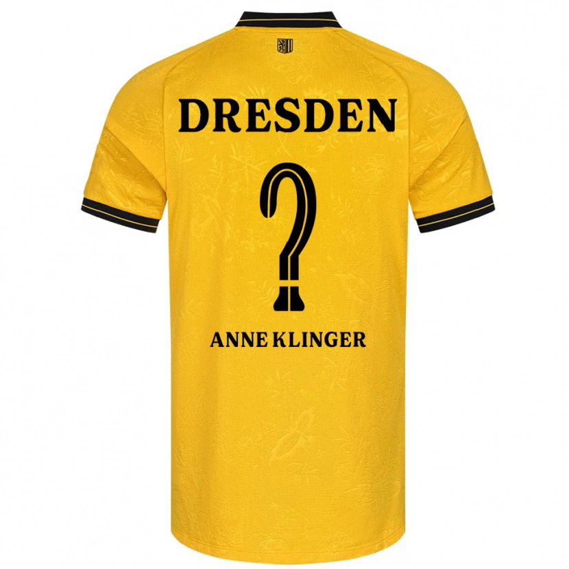 Danxen Mulher Camisola Jo Anne Klinger #0 Amarelo Preto Principal 2025/26 Camisa Brasil